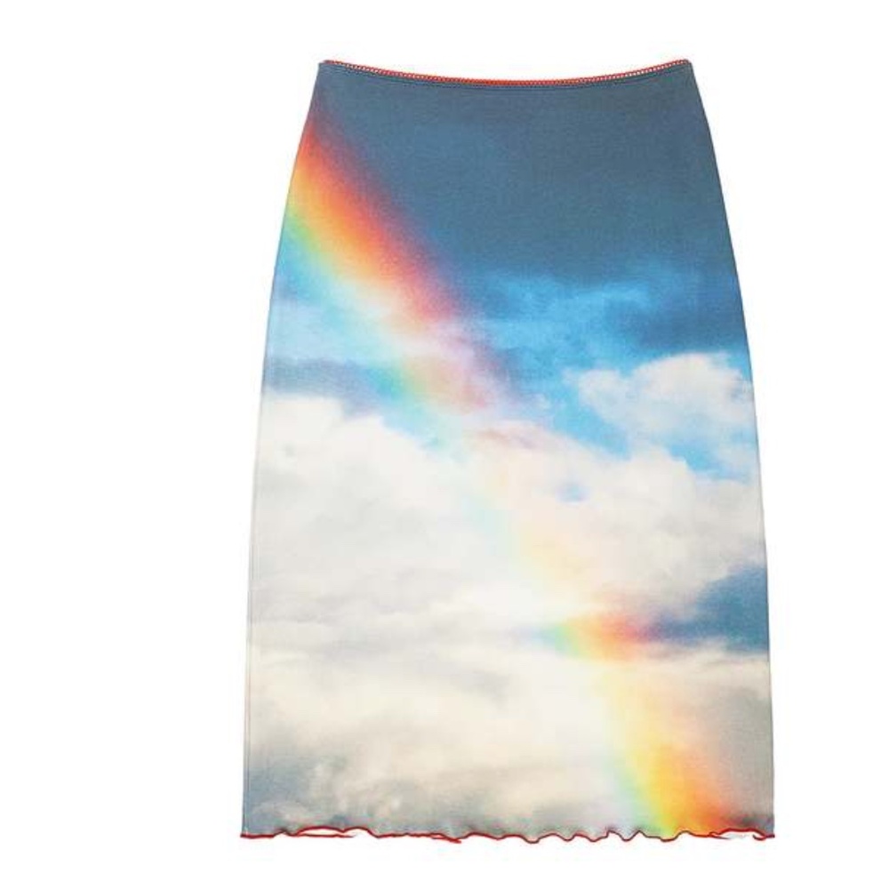 Tyler McGillivary Somewhere Midi Skirt in Dandelion XL NWT